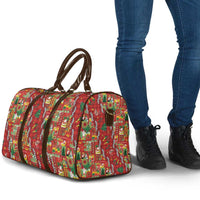 Mele Kalikimaka Pakalana Pikake Lei Travel Bag Hawaiian Rodeo Paniolo Omaomao Palaka LT9 - Polynesian Pride