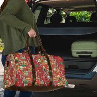 Mele Kalikimaka Pakalana Pikake Lei Travel Bag Hawaiian Rodeo Paniolo Omaomao Palaka LT9 - Polynesian Pride