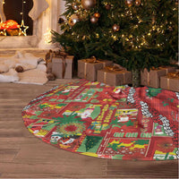 Mele Kalikimaka Pakalana Pikake Lei Tree Skirt Hawaiian Rodeo Paniolo Omaomao Palaka LT9 - Polynesian Pride