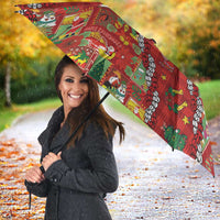 Mele Kalikimaka Pakalana Pikake Lei Umbrella Hawaiian Rodeo Paniolo Omaomao Palaka LT9 - Polynesian Pride