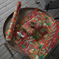 Mele Kalikimaka Pakalana Pikake Lei Wrapping Paper Hawaiian Rodeo Paniolo Omaomao Palaka LT9 - Polynesian Pride
