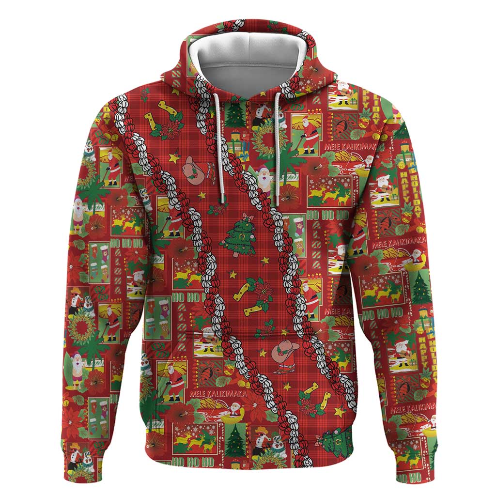 Mele Kalikimaka Pakalana Pikake Lei Zip Hoodie Hawaiian Rodeo Paniolo Omaomao Palaka LT9 Pullover Hoodie Green - Polynesian Pride