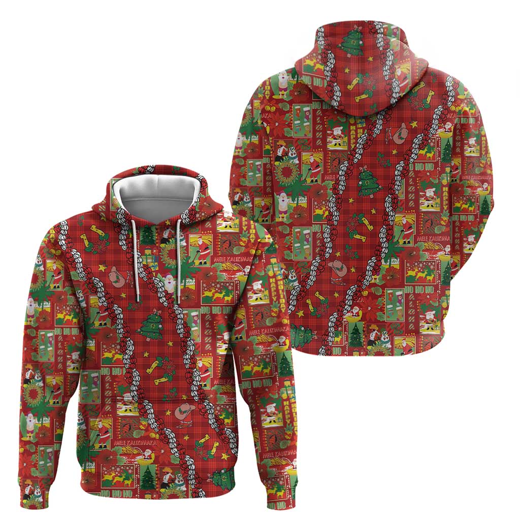Mele Kalikimaka Pakalana Pikake Lei Zip Hoodie Hawaiian Rodeo Paniolo Omaomao Palaka LT9 - Polynesian Pride