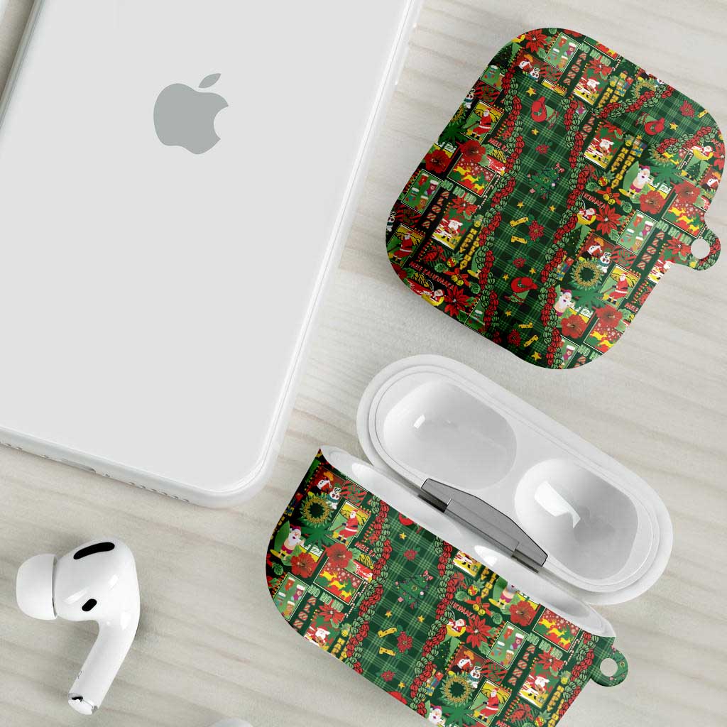 Mele Kalikimaka Pakalana Pikake Lei AirPods Case Hawaiian Rodeo Paniolo Ulaula Palaka LT9 - Polynesian Pride