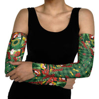 Mele Kalikimaka Pakalana Pikake Lei Arm Sleeves Hawaiian Rodeo Paniolo Ulaula Palaka LT9 - Polynesian Pride