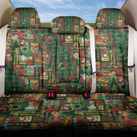 Mele Kalikimaka Pakalana Pikake Lei Back Car Seat Cover Hawaiian Rodeo Paniolo Ulaula Palaka LT9 One Size Red - Polynesian Pride