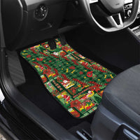 Mele Kalikimaka Pakalana Pikake Lei Car Mats Hawaiian Rodeo Paniolo Ulaula Palaka LT9 - Polynesian Pride