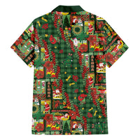Mele Kalikimaka Pakalana Pikake Lei Family Matching Off Shoulder Maxi Dress and Hawaiian Shirt Hawaiian Rodeo Paniolo Ulaula Palaka LT9 - Polynesian Pride