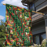 Mele Kalikimaka Pakalana Pikake Lei Garden Flag Hawaiian Rodeo Paniolo Ulaula Palaka LT9 - Polynesian Pride