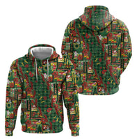 Mele Kalikimaka Pakalana Pikake Lei Hoodie Hawaiian Rodeo Paniolo Ulaula Palaka LT9 - Polynesian Pride