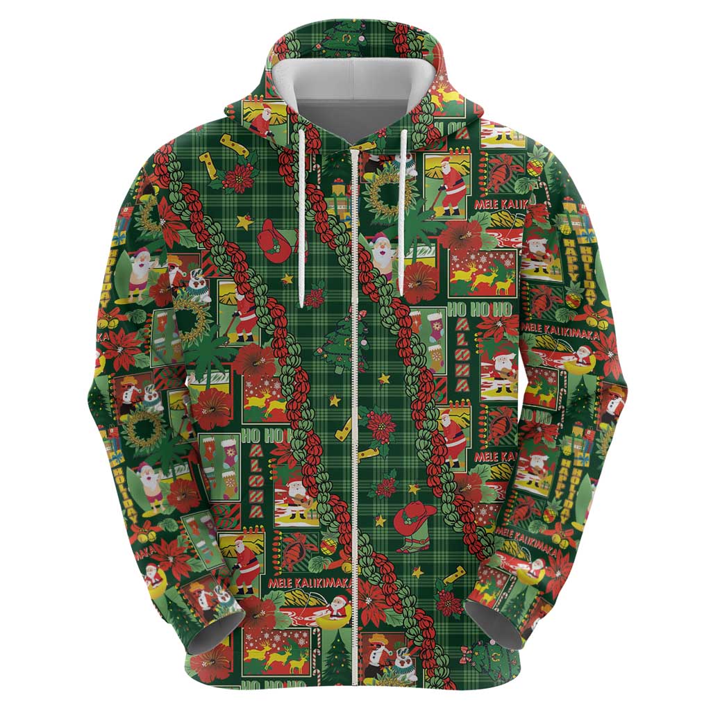Mele Kalikimaka Pakalana Pikake Lei Hoodie Hawaiian Rodeo Paniolo Ulaula Palaka LT9 - Polynesian Pride