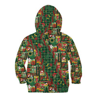 Mele Kalikimaka Pakalana Pikake Lei Kid Hoodie Hawaiian Rodeo Paniolo Ulaula Palaka LT9 - Polynesian Pride