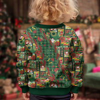 Mele Kalikimaka Pakalana Pikake Lei Kid Ugly Christmas Sweater Hawaiian Rodeo Paniolo Ulaula Palaka LT9 - Polynesian Pride