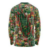 Mele Kalikimaka Pakalana Pikake Lei Long Sleeve Shirt Hawaiian Rodeo Paniolo Ulaula Palaka LT9 - Polynesian Pride