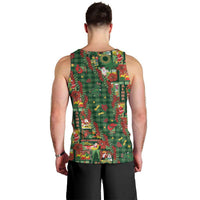 Mele Kalikimaka Pakalana Pikake Lei Men Tank Top Hawaiian Rodeo Paniolo Ulaula Palaka LT9 - Polynesian Pride