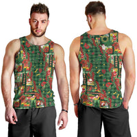 Mele Kalikimaka Pakalana Pikake Lei Men Tank Top Hawaiian Rodeo Paniolo Ulaula Palaka LT9 - Polynesian Pride