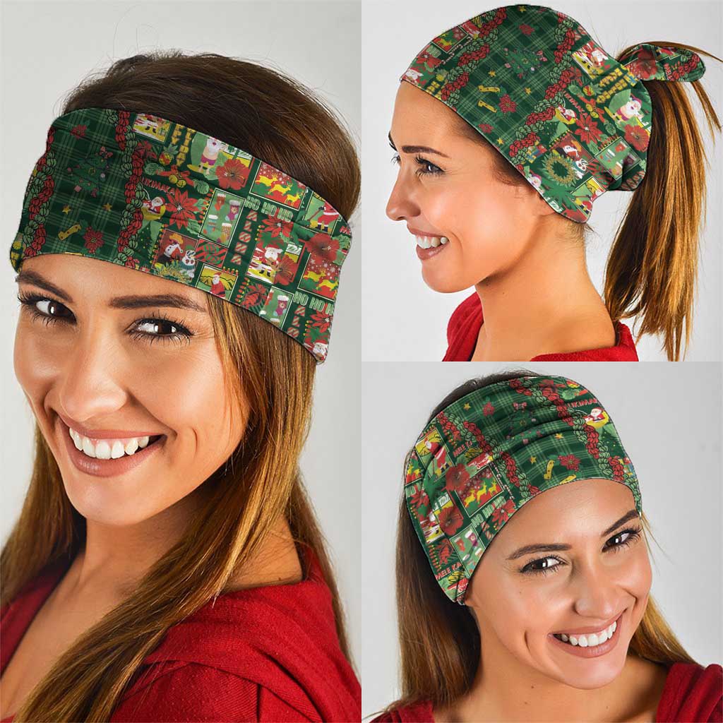 Mele Kalikimaka Pakalana Pikake Lei Neck Gaiter Hawaiian Rodeo Paniolo Ulaula Palaka LT9 - Polynesian Pride