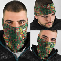 Mele Kalikimaka Pakalana Pikake Lei Neck Gaiter Hawaiian Rodeo Paniolo Ulaula Palaka LT9 - Polynesian Pride