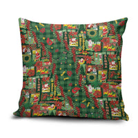 Mele Kalikimaka Pakalana Pikake Lei Pillow Cover Hawaiian Rodeo Paniolo Ulaula Palaka LT9 Red - Polynesian Pride