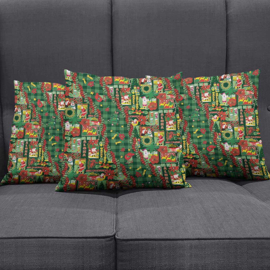 Mele Kalikimaka Pakalana Pikake Lei Pillow Cover Hawaiian Rodeo Paniolo Ulaula Palaka LT9 - Polynesian Pride