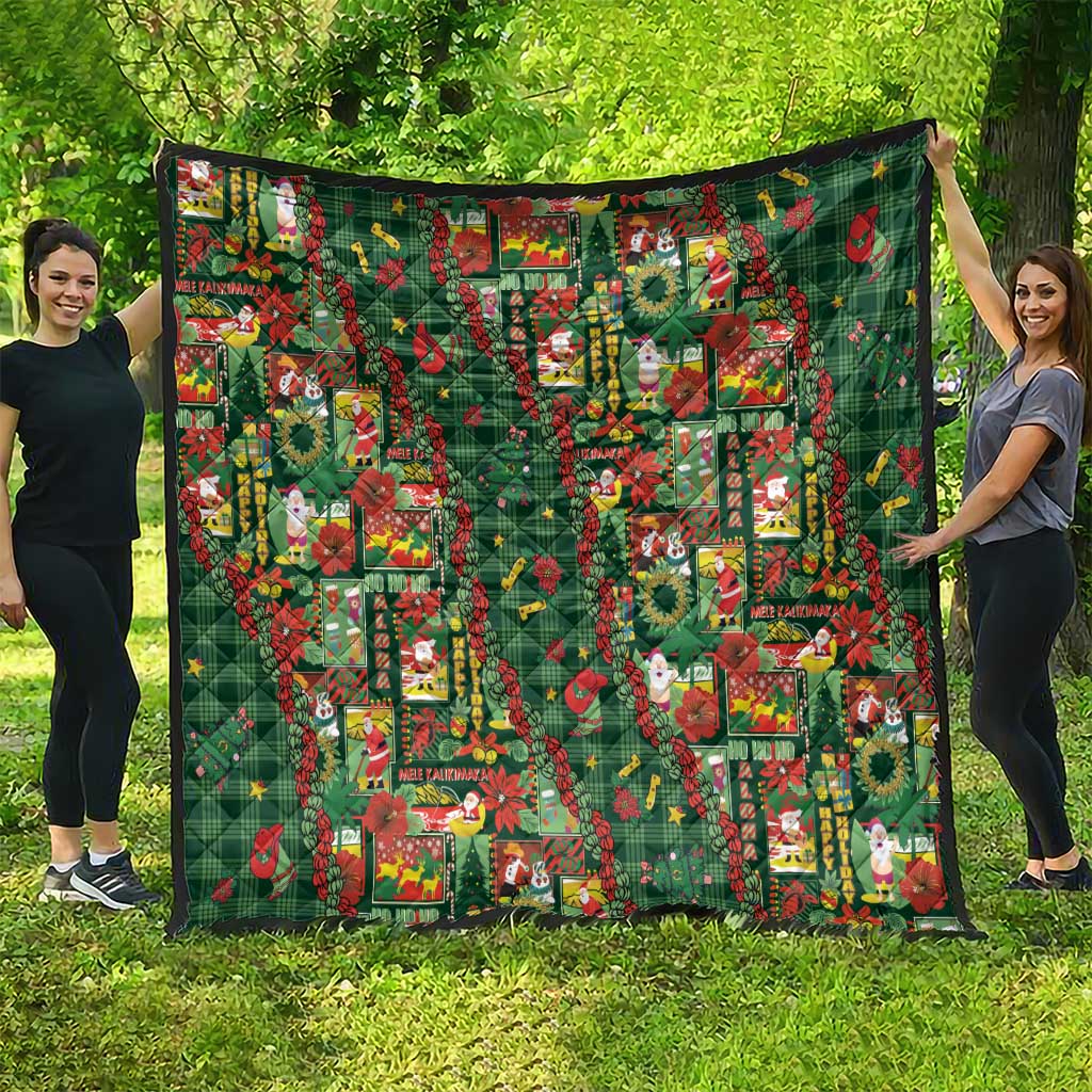 Mele Kalikimaka Pakalana Pikake Lei Quilt Hawaiian Rodeo Paniolo Ulaula Palaka LT9 - Polynesian Pride