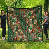 Mele Kalikimaka Pakalana Pikake Lei Quilt Hawaiian Rodeo Paniolo Ulaula Palaka LT9 - Polynesian Pride
