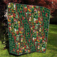 Mele Kalikimaka Pakalana Pikake Lei Quilt Hawaiian Rodeo Paniolo Ulaula Palaka LT9 - Polynesian Pride