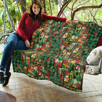 Mele Kalikimaka Pakalana Pikake Lei Quilt Hawaiian Rodeo Paniolo Ulaula Palaka LT9 - Polynesian Pride