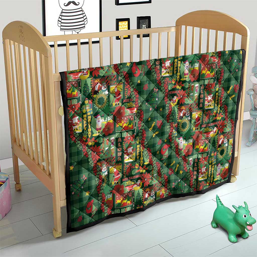 Mele Kalikimaka Pakalana Pikake Lei Quilt Hawaiian Rodeo Paniolo Ulaula Palaka LT9 - Polynesian Pride