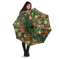 Mele Kalikimaka Pakalana Pikake Lei Umbrella Hawaiian Rodeo Paniolo Ulaula Palaka LT9 - Polynesian Pride