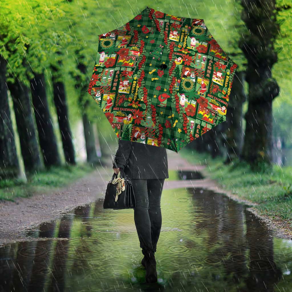 Mele Kalikimaka Pakalana Pikake Lei Umbrella Hawaiian Rodeo Paniolo Ulaula Palaka LT9 - Polynesian Pride
