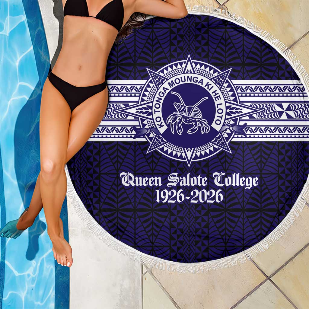 Tonga Queen Salote College 100 years Beach Blanket QSC 1926-2026 Tongan Pattern