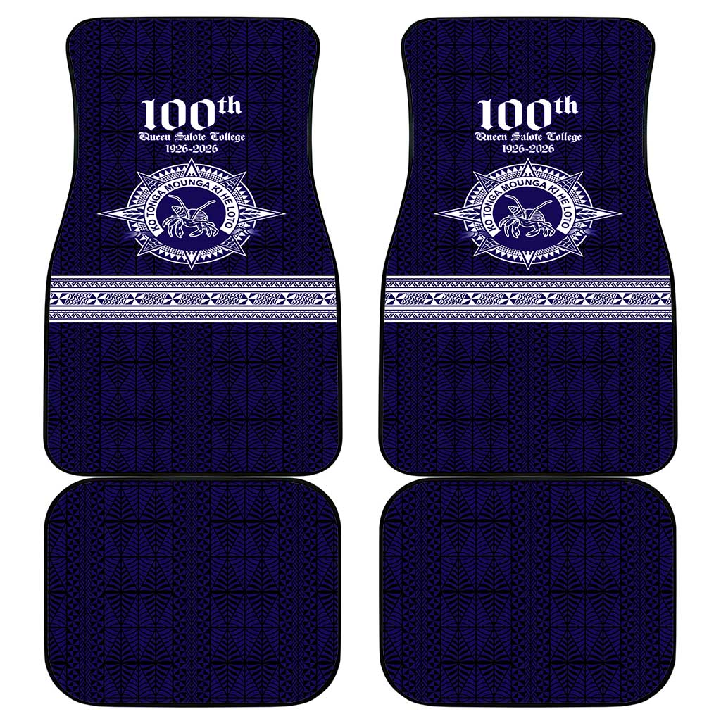 Tonga Queen Salote College 100 years Car Mats QSC 1926-2026 Tongan Pattern