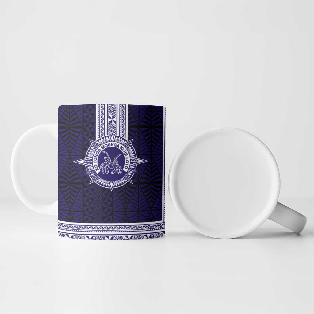 Tonga Queen Salote College 100 years Ceramic Mug QSC 1926-2026 Tongan Pattern