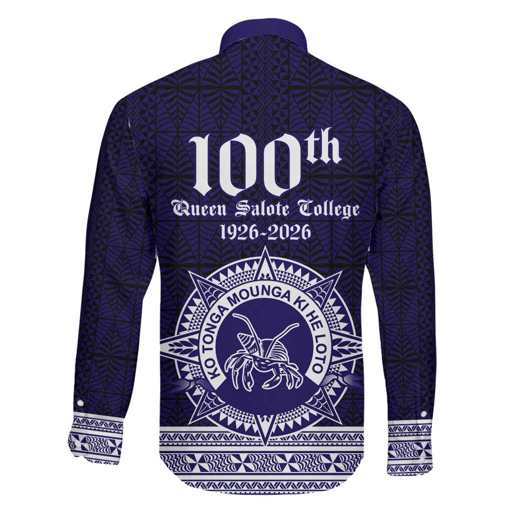 Tonga Queen Salote College 100 years Family Matching Summer Maxi Dress and Hawaiian Shirt QSC 1926-2026 Tongan Pattern LT9 - Polynesian Pride