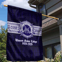 Tonga Queen Salote College 100 years Garden Flag QSC 1926-2026 Tongan Pattern