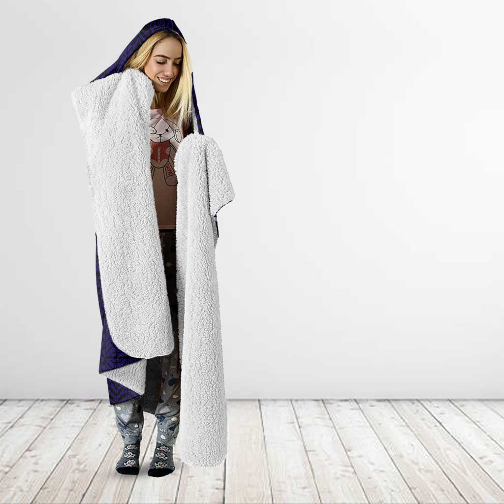 Tonga Queen Salote College 100 years Hooded Blanket QSC 1926-2026 Tongan Pattern
