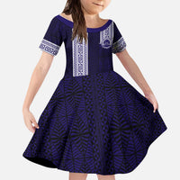 Tonga Queen Salote College 100 years Kid Short Sleeve Dress QSC 1926-2026 Tongan Pattern
