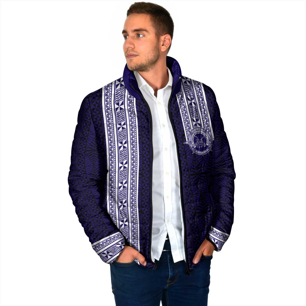 Tonga Queen Salote College 100 years Padded Jacket QSC 1926-2026 Tongan Pattern