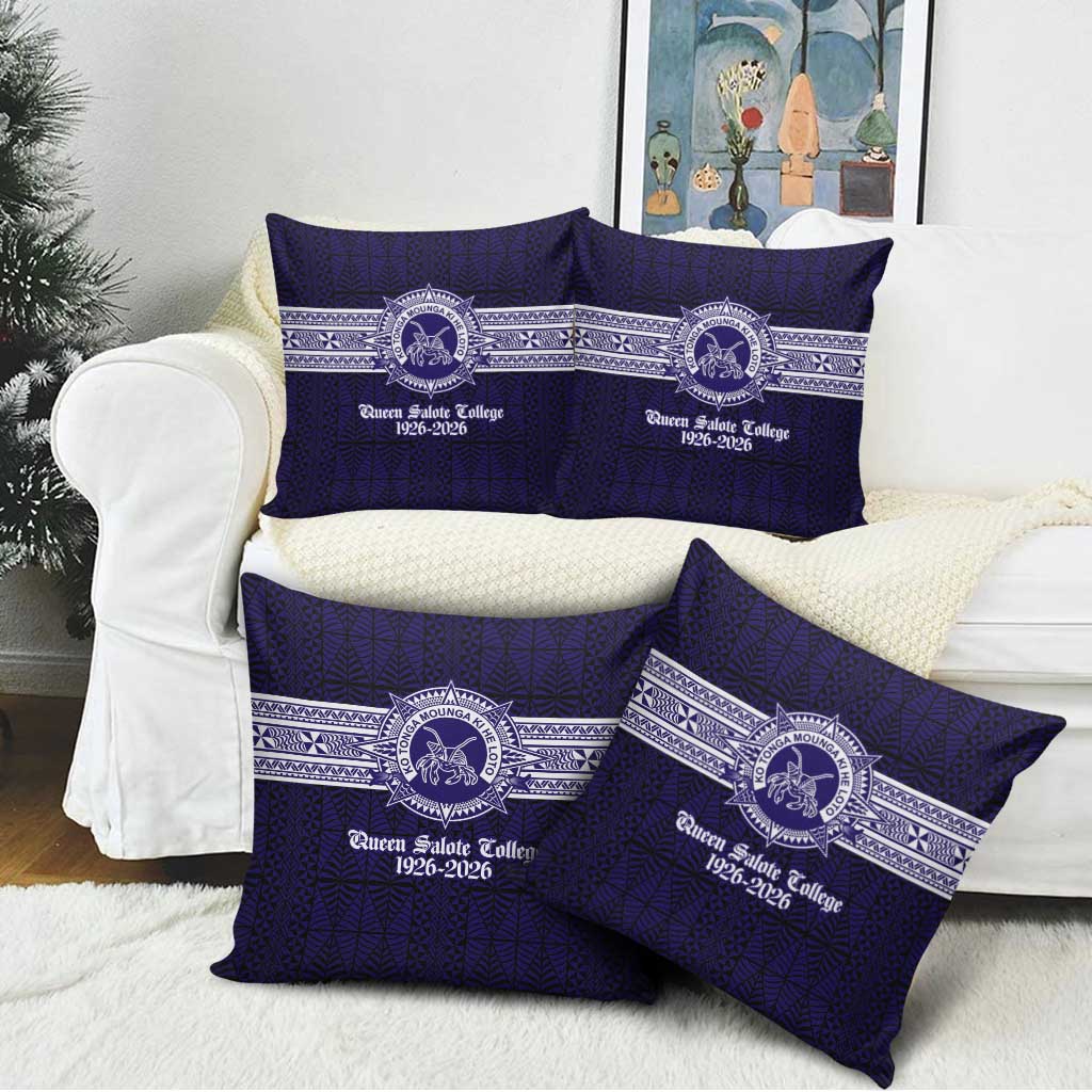 Tonga Queen Salote College 100 years Pillow Cover QSC 1926-2026 Tongan Pattern LT9 - Polynesian Pride