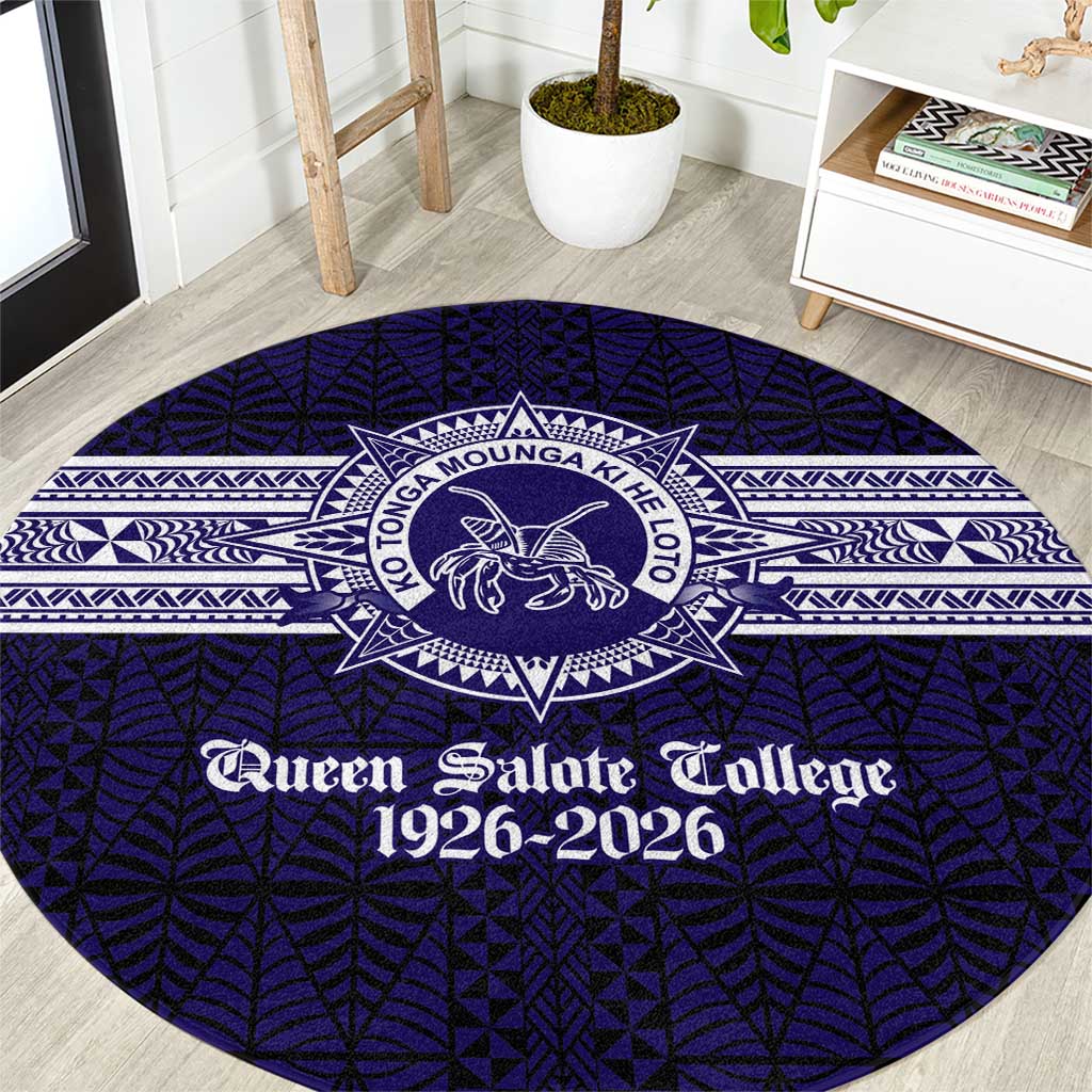 Tonga Queen Salote College 100 years Round Carpet QSC 1926-2026 Tongan Pattern