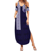 Tonga Queen Salote College 100 years Summer Maxi Dress QSC 1926-2026 Tongan Pattern