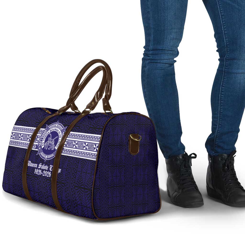 Tonga Queen Salote College 100 years Travel Bag QSC 1926-2026 Tongan Pattern