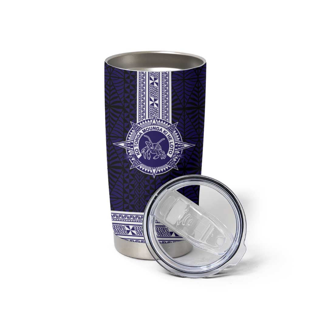 Tonga Queen Salote College 100 years Tumbler Cup QSC 1926-2026 Tongan Pattern LT9 - Polynesian Pride