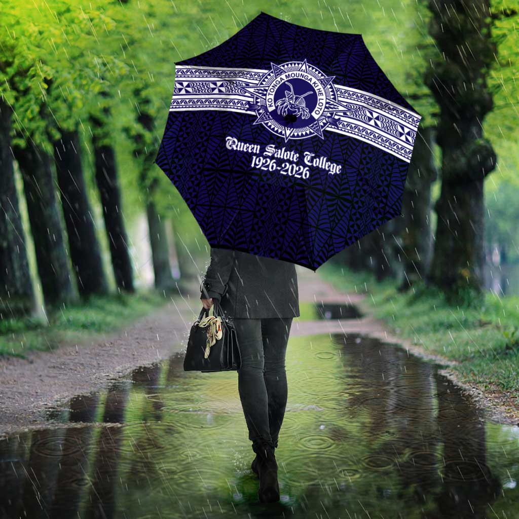 Tonga Queen Salote College 100 years Umbrella QSC 1926-2026 Tongan Pattern