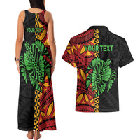 Personalised Tonga Emancipation Day Couples Matching Tank Maxi Dress and Hawaiian Shirt Puleanga Fakatui O Since 1970 LT9 - Polynesian Pride