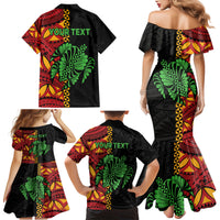 Personalised Tonga Emancipation Day Family Matching Mermaid Dress and Hawaiian Shirt Puleanga Fakatui O Since 1970 LT9 - Polynesian Pride