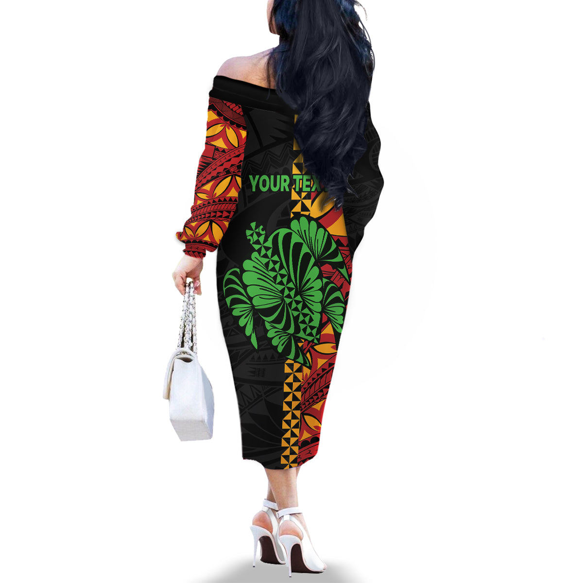 Personalised Tonga Emancipation Day Family Matching Off The Shoulder Long Sleeve Dress and Hawaiian Shirt Puleanga Fakatui O Since 1970 LT9 - Polynesian Pride