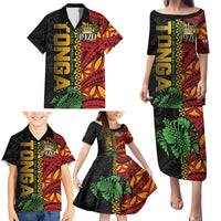 Personalised Tonga Emancipation Day Family Matching Puletasi and Hawaiian Shirt Puleanga Fakatui O Since 1970 LT9 - Polynesian Pride