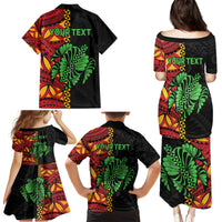 Personalised Tonga Emancipation Day Family Matching Puletasi and Hawaiian Shirt Puleanga Fakatui O Since 1970 LT9 - Polynesian Pride